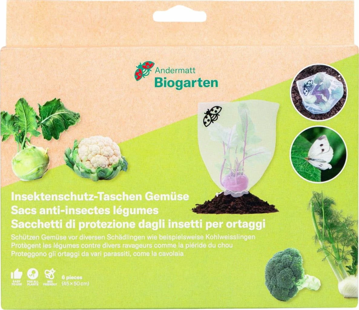 Insektenschutz-Tasche "Gemüse", 6 Stück 3 Insektenschutz-Tasche "Gemüse", 6 Stück – Bild 3