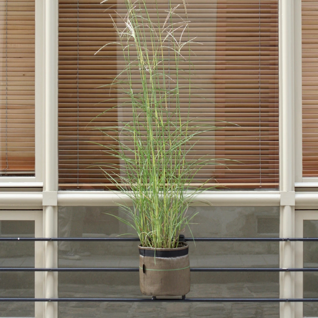 Balkon-Pflanztasche "rund" Mit Befestigung - Geotextile 1 Balkon-Pflanztasche "rund" Mit Befestigung - Geotextile