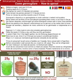 Bio Keimsprossen "Rotkohl", 12 G