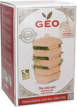 Geo Terracotta Keimturm -Gartenbedarf Verkaufsladen bavicchi geo terracotta keimturm 1 k 1119522 de