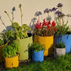 Pflanztasche Aus Geotextil ∅ 30 Cm, Grün -Gartenbedarf Verkaufsladen bourgeon pflanztasche aus geotextil 30 cm 1696088 de