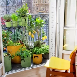 Pflanztasche Aus Geotextil ∅ 30 Cm, Grün -Gartenbedarf Verkaufsladen bourgeon pflanztasche aus geotextil 30 cm blau 1695957 de