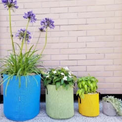 Pflanztasche Aus Geotextil ∅ 30 Cm, Grün -Gartenbedarf Verkaufsladen bourgeon pflanztasche aus geotextil 30 cm blau 1695961 de