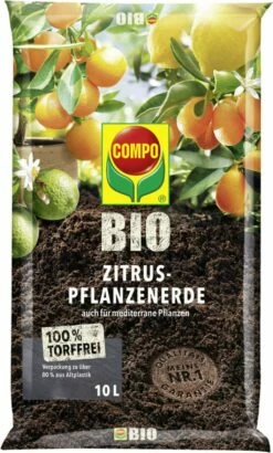 Compo BIO Zitruspflanzenerde Torffrei, 10 L