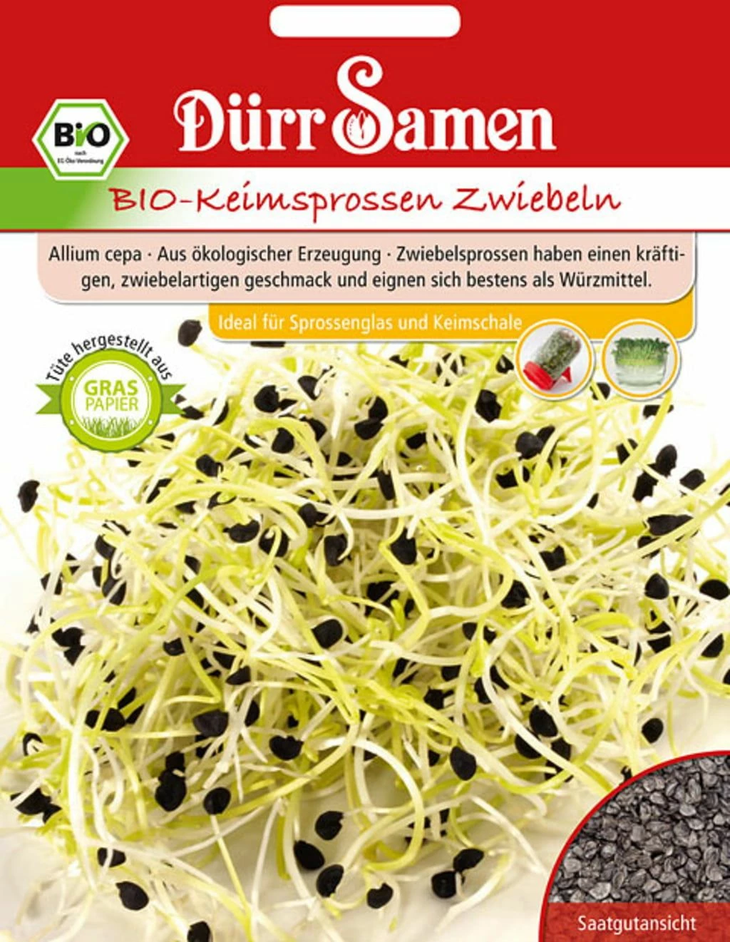 BIO-Keimsprossen Zwiebeln 1 BIO-Keimsprossen Zwiebeln