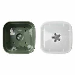 Elho Anzuchttopf Set Green Basics 15cm - Quadrat, Laubgrün