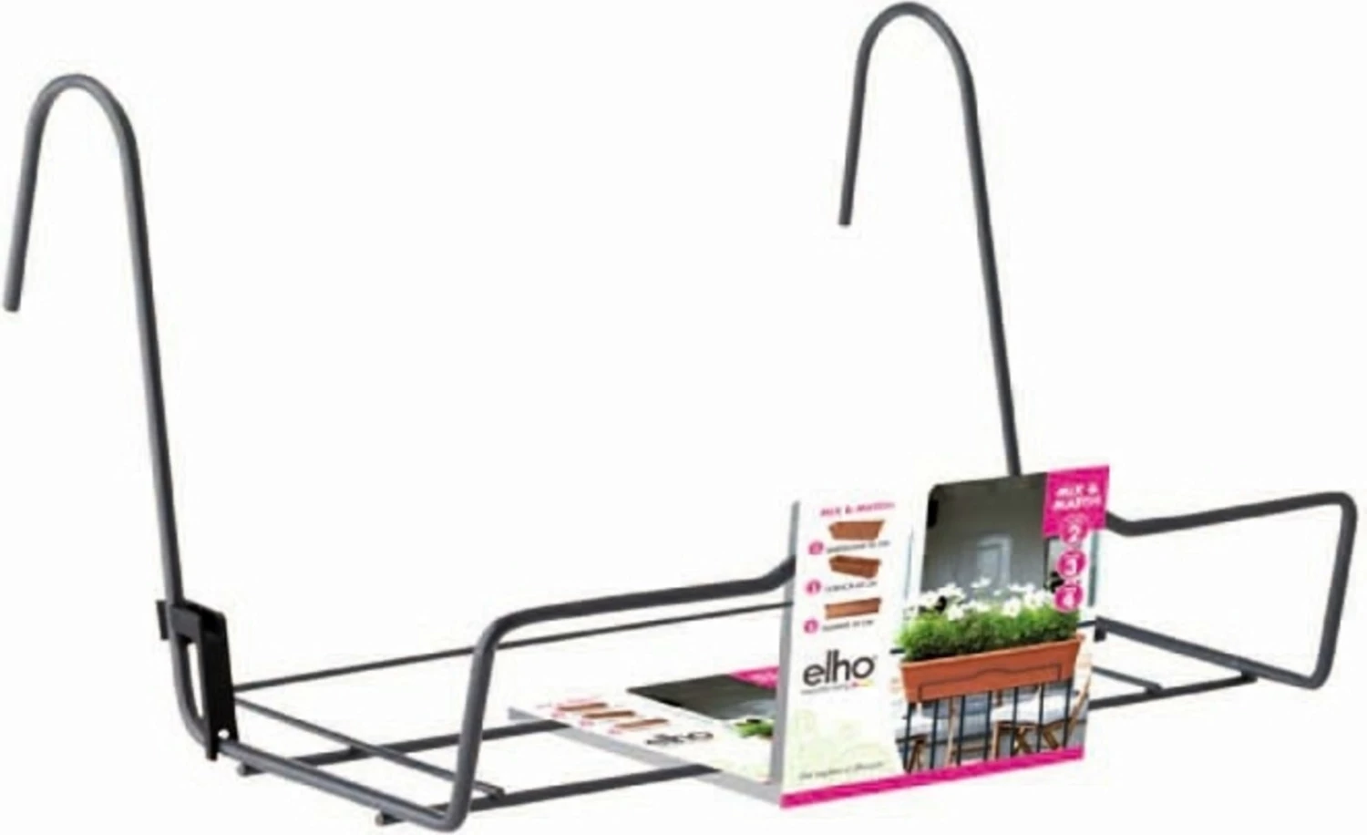 Elho Balkon Support Für Barcelona 50 Cm, Anthrazit 3 Elho Balkon Support Für Barcelona 50 Cm, Anthrazit – Bild 3