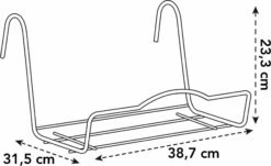 Elho Balkon Support Für Barcelona 50 Cm, Anthrazit 7 Elho Balkon Support Für Barcelona 50 Cm, Anthrazit -Gartenbedarf Verkaufsladen elho balkon support fuer barcelona 50 cm antracit 1670263 de