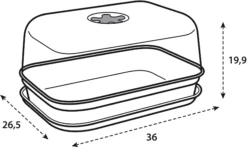 Elho Green Basics Anzuchthaus-Set M -Gartenbedarf Verkaufsladen elho green basics anzuchthaus set m 1610785 de