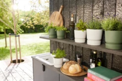 Elho Greenville Topf Rund 14 Cm, Weiss -Gartenbedarf Verkaufsladen elho greenville topf rund 14 cm vit 1676224 de