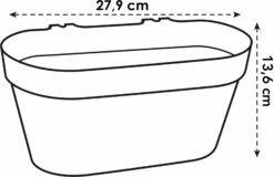 Elho Loft Urban Green Wall "Duo" 28 Cm, Weiss