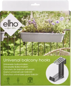 Elho Universal Balkonkasten-Halter Metall -Gartenbedarf Verkaufsladen elho universal balkonkasten halter metall 1688216 de