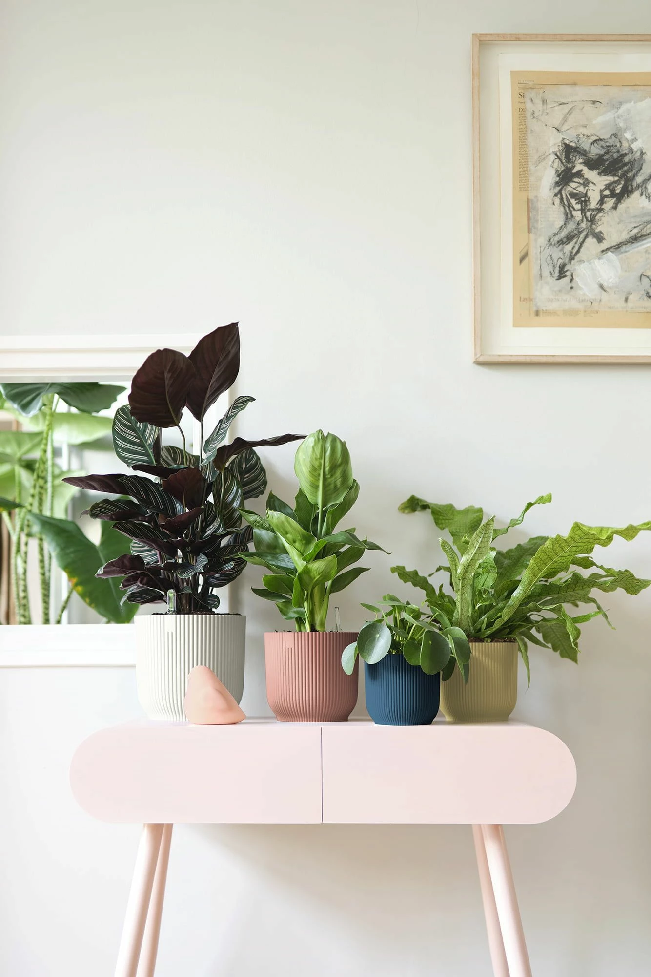 Elho Vibes Fold Rund 25 Cm, Seidenweiß 4 Elho Vibes Fold Rund 25 Cm, Seidenweiß – Bild 4