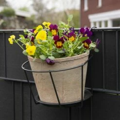 ESSCHERT DESIGN Balkonblumentopfhänger, L -Gartenbedarf Verkaufsladen esschert design balkonblumentopfhaenger 1345058 de