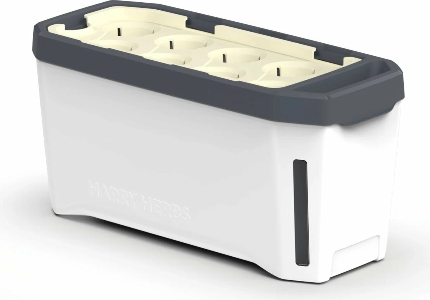 Harry Herbs Kräutertopf - Mit Haube, Weiß 4 Harry Herbs Kräutertopf - Mit Haube, Weiß – Bild 4