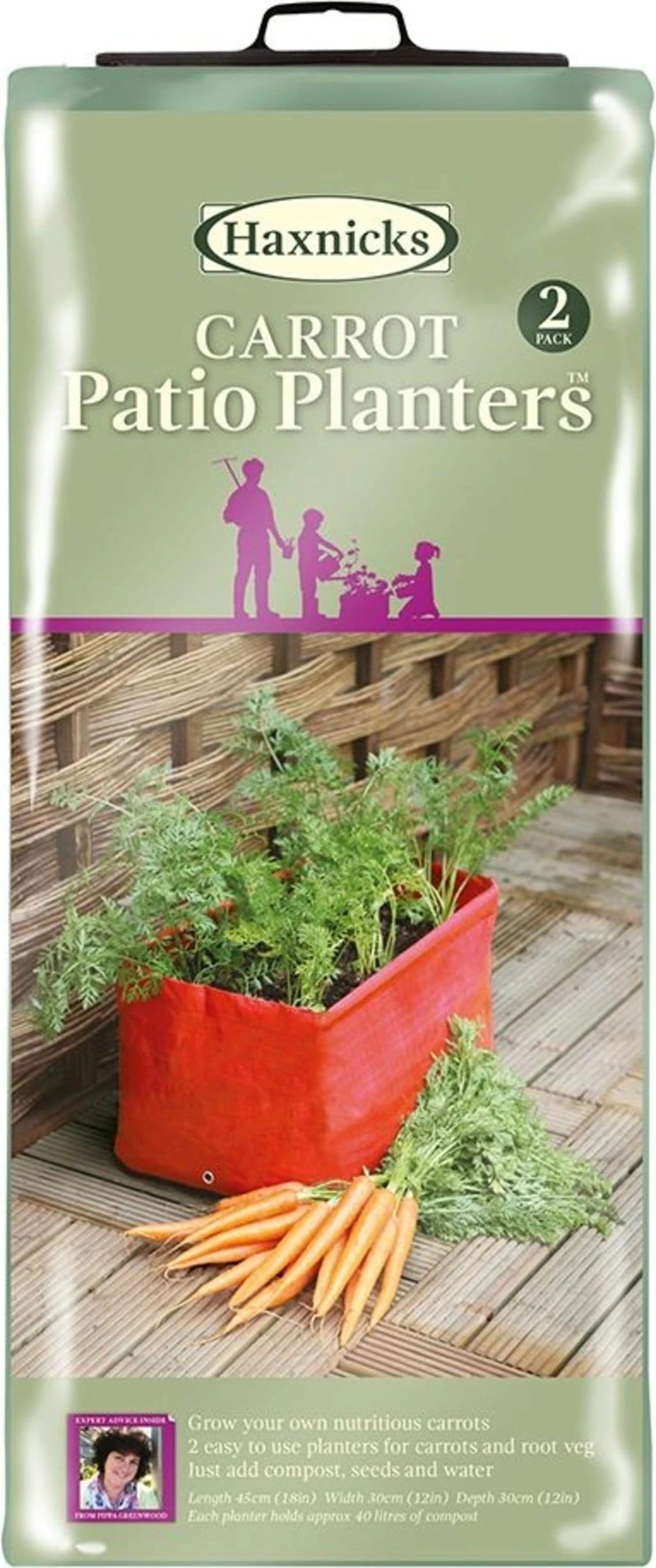 Karottenpflanztasche Im 2er Set, 2 Stück 1 Karottenpflanztasche Im 2er Set, 2 Stück