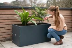 Pflanzkasten 50 X 150 X 50, Anthrazit -Gartenbedarf Verkaufsladen herstera pflanzkasten 50 x 150 x 50 anthrazit 1294028 de