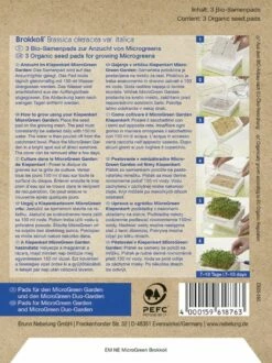 MicroGreen Duo-Garden Nachfüllpads BIO-Brokkoli, 3 Stück -Gartenbedarf Verkaufsladen kiepenkerl microgreen duo garden nachfuellpads bio brokkoli 3 st 1668717 de