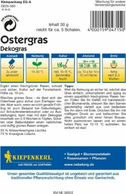 Gazebo Parts Direct Sales Store -Gartenbedarf Verkaufsladen kiepenkerl ostergras 1 pkt 1209688 de
