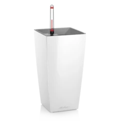 LECHUZA Tischgefäß MAXI CUBI, Weiß Hochglanz 15 LECHUZA Tischgefäß MAXI CUBI, Weiß Hochglanz -Gartenbedarf Verkaufsladen lechuza maxi cubi tischgefaess weiss hochglanz 1163630 de