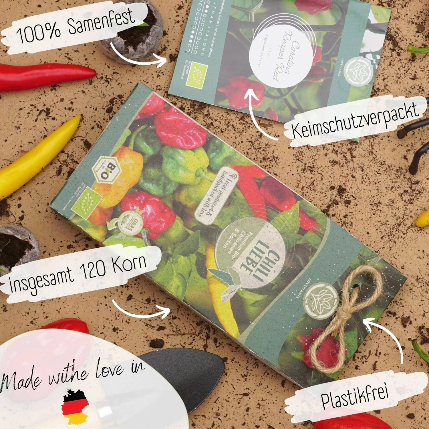 Bio Chili Samen Set 3 Bio Chili Samen Set – Bild 3