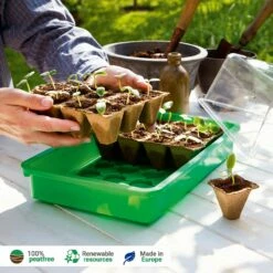 144 Anzuchttöpfe 5 Cm - 12 Strips à 12 Töpfe