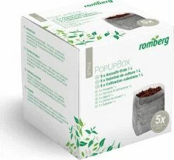POP UP BOX Anzucht-Erde - 5 X 1 Liter -Gartenbedarf Verkaufsladen romberg pop up box anzucht erde 5 x 1 liter 1 set 1501403 de