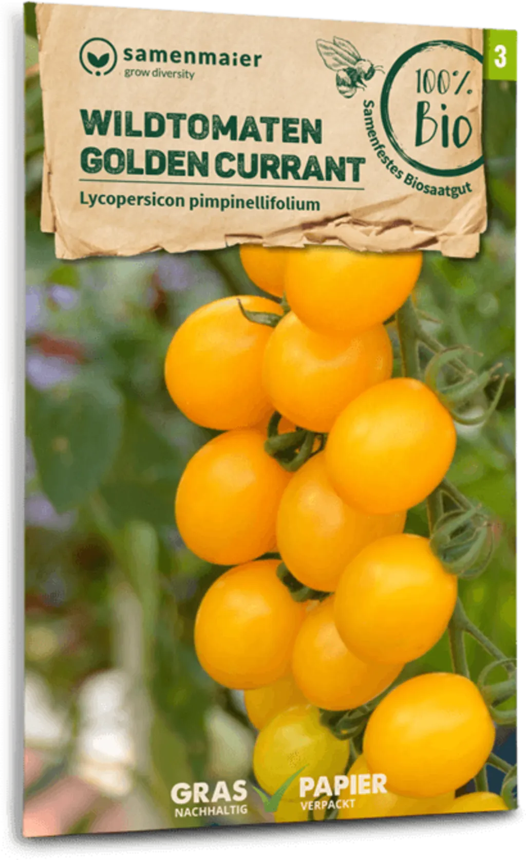 Bio Wildtomaten "Golden Currant" 1 Bio Wildtomaten "Golden Currant"