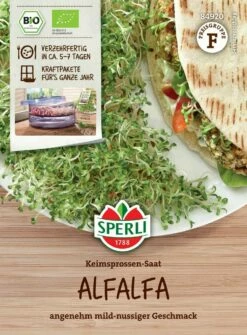 Bio Keimsprossen Alfalfa -Gartenbedarf Verkaufsladen sperli bio keimsprossen alfalfa 1 pkg 1120192 de