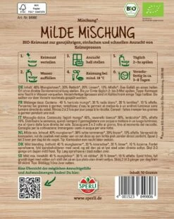 Bio Keimsprossen Milde Mischung