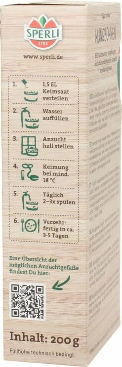 Bio Keimsprossen-Saat Mungbohnen