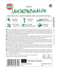 Schnittlauch "Lauch-Kombination" 5m Saatband