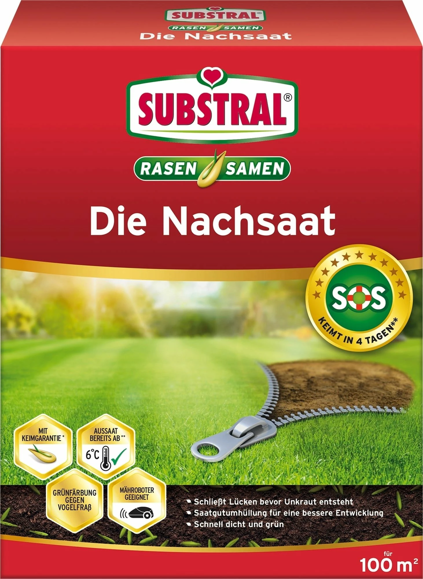 Rasen "Die Nachsaat", 2 Kg 2 Rasen "Die Nachsaat", 2 Kg – Bild 2