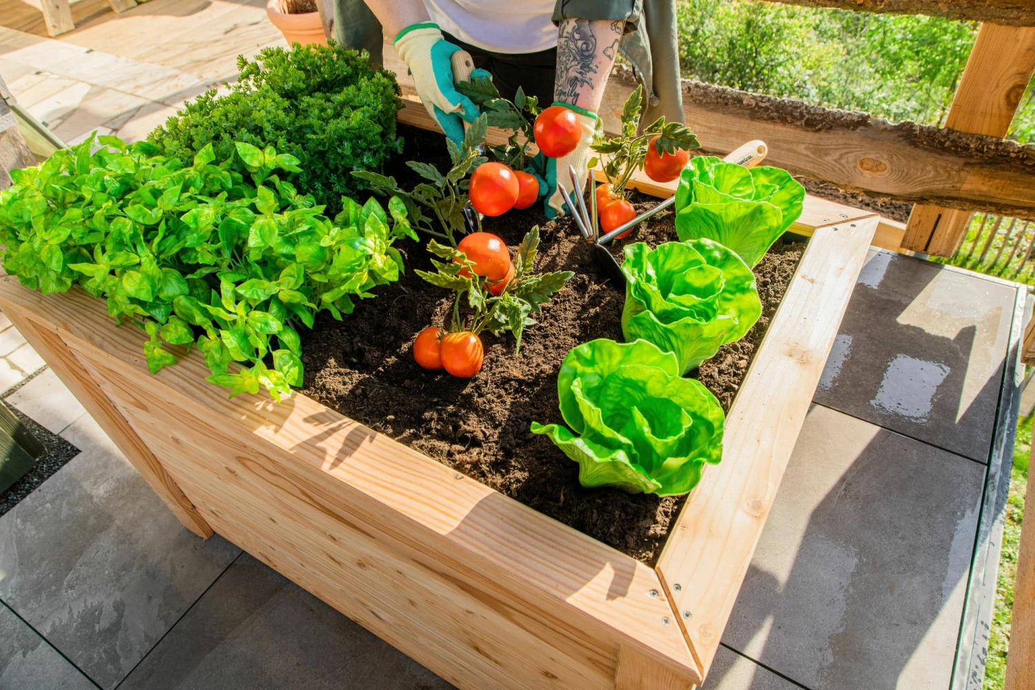 Hochbeet Lärche, 100 3 Hochbeet Lärche, 100 – Bild 3