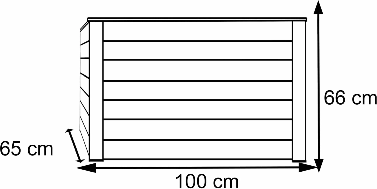 Hochbeet Lärche, 100 8 Hochbeet Lärche, 100 – Bild 8